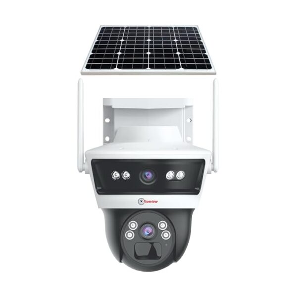 Trueview 3+3Mp 4G Mini Pt Solar Powered Linkage Security Camera